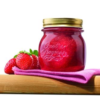 Preview: Quattro Stagioni Marmeladenglas Einmachglas 250ml - 12 Stück